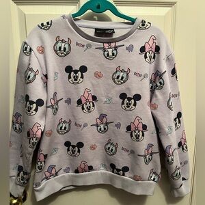 Cakeworthy & Disney Halloween Purple Sweatshirt with Character Print 💜💗